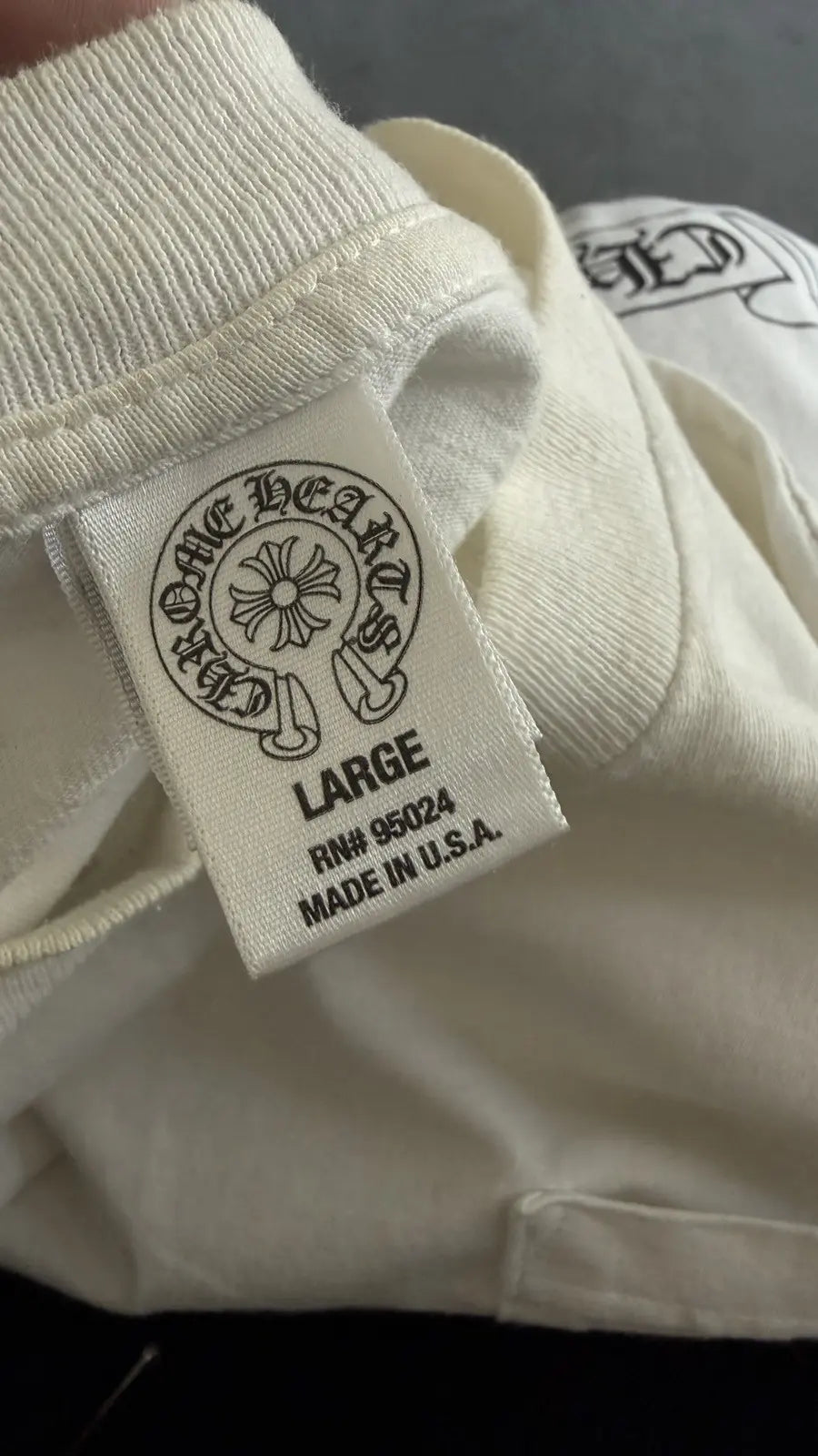 Chrome Hearts White Tokyo Pocket Tee