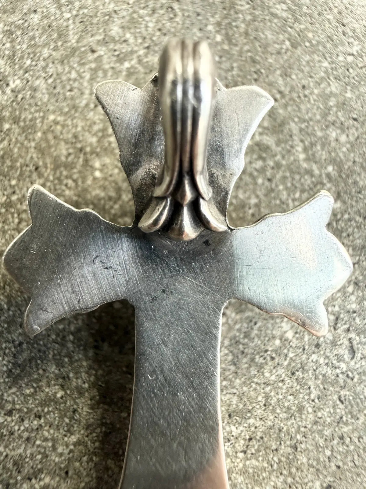 Chrome Hearts Medium Size Double Cross Pendant