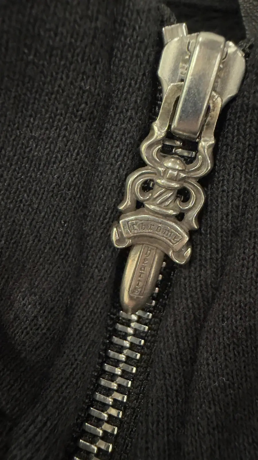 Chrome Hearts Embroidered Half-Zip Sweatshirt