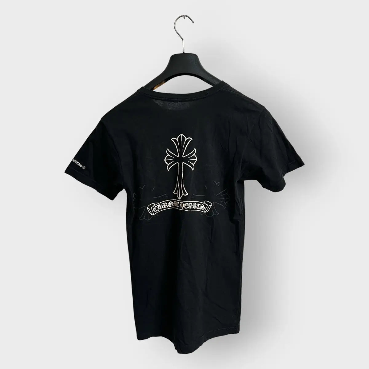 2010s Chrome Hearts Triple Cross Scroll Logo Tee