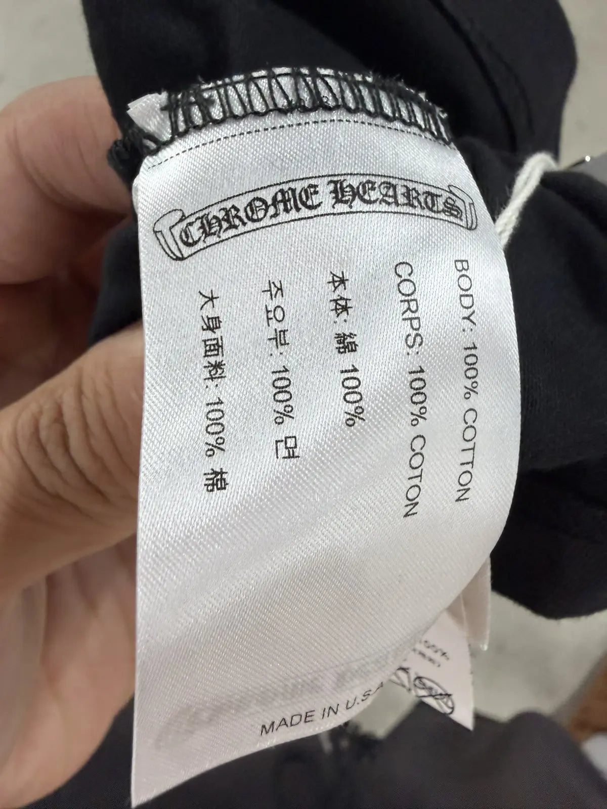 Chrome Hearts Foti Miss Lerlene Black Short Sleeve Tee