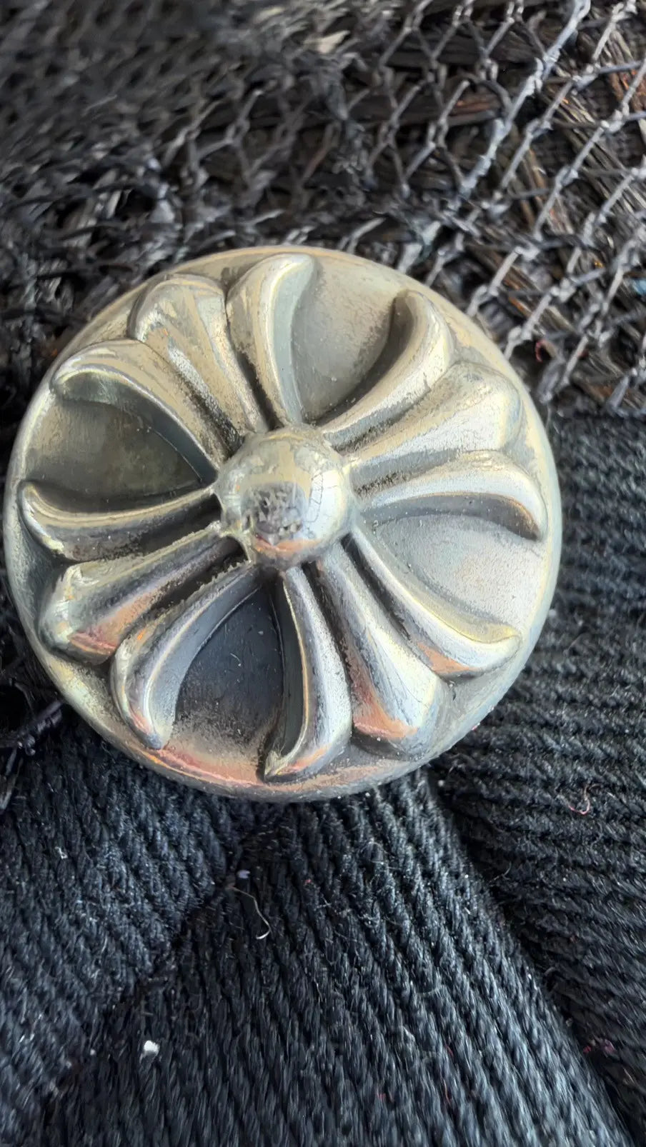 Chrome Hearts "FUCK" Leather Patch Trucker Hat Chrome Hearts