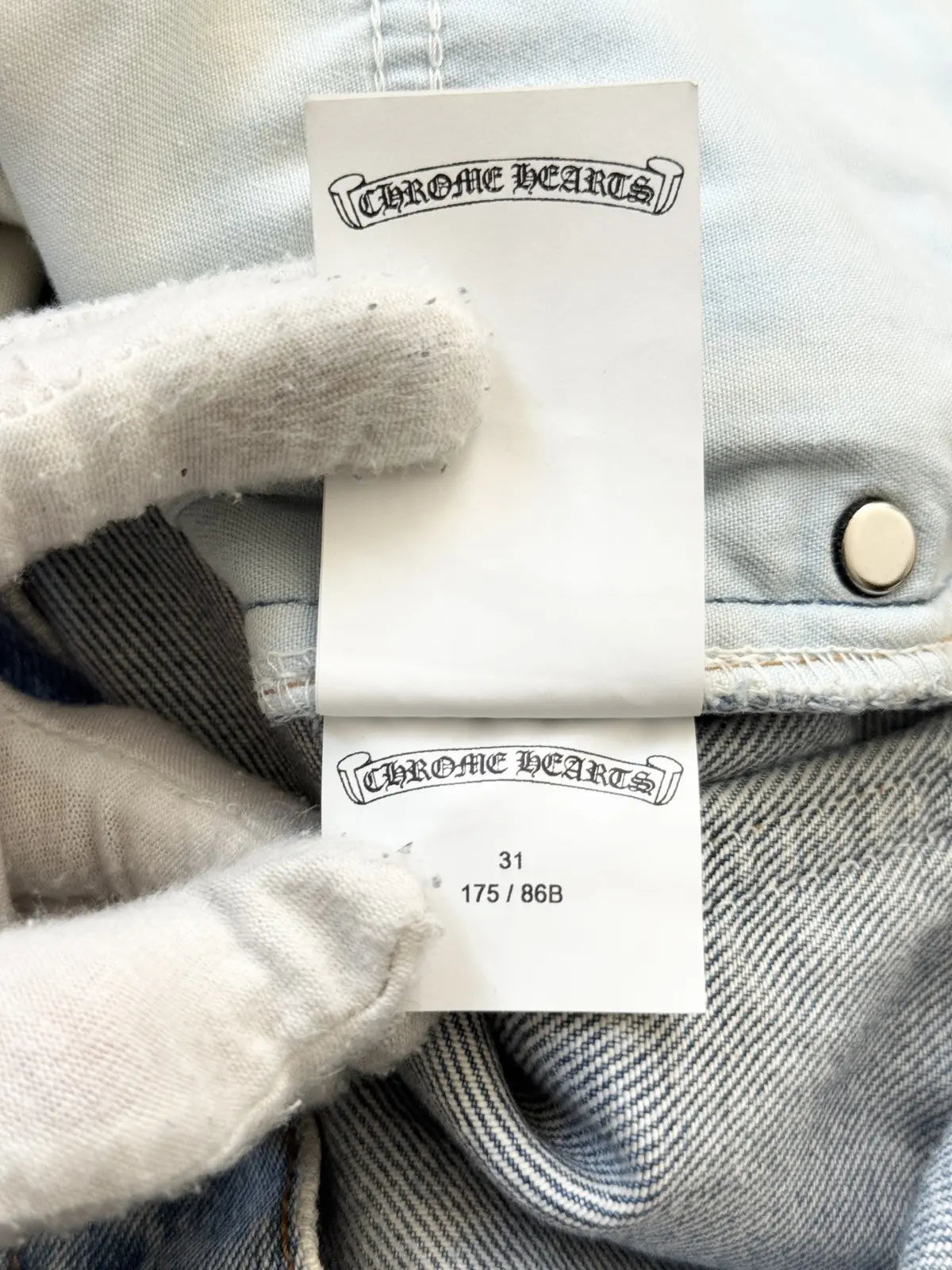 Chrome Hearts Orange Star Patch Levis Jeans