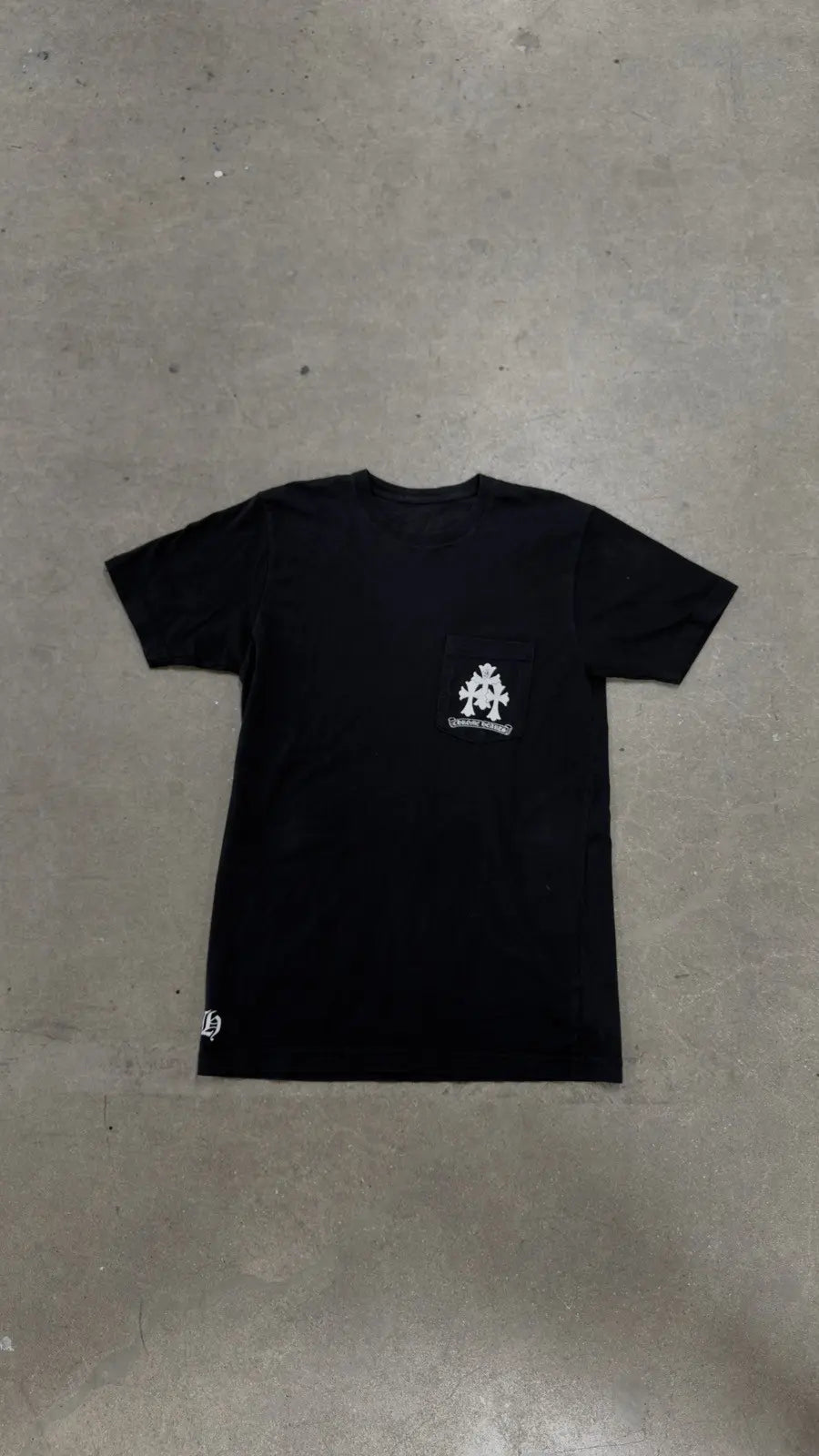 Chrome Hearts Cross Spine Triple Cross Pocket Tee