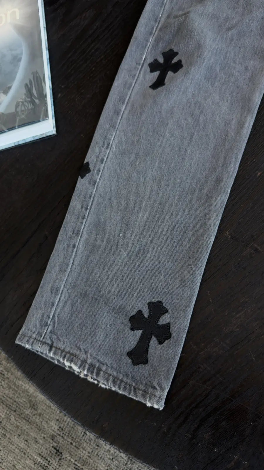 Chrome Hearts Cross Patch Denim Jeans Size 31 Chrome Hearts