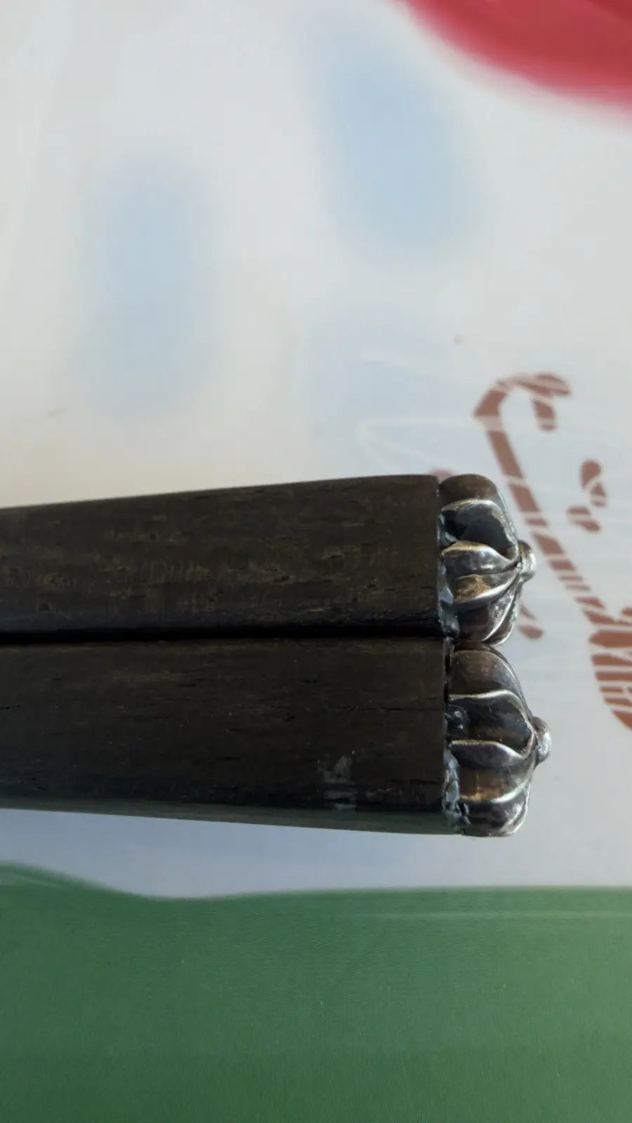 Chrome Hearts Ebony Wood Chopsticks Chrome Hearts