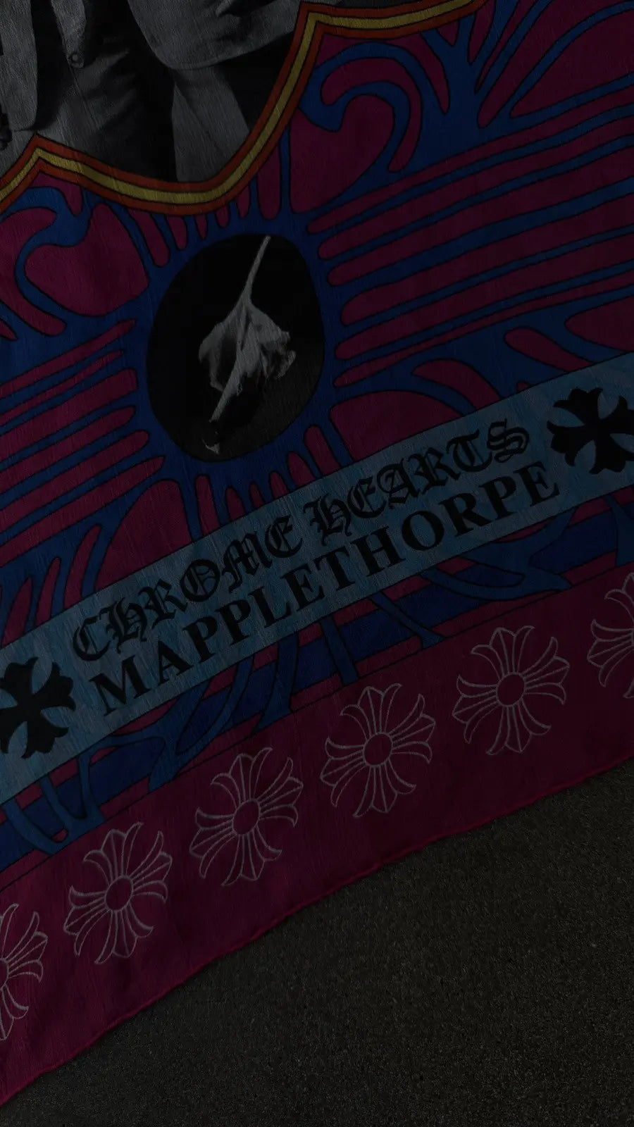 Chrome Hearts Mapplethorpe Print Scarf