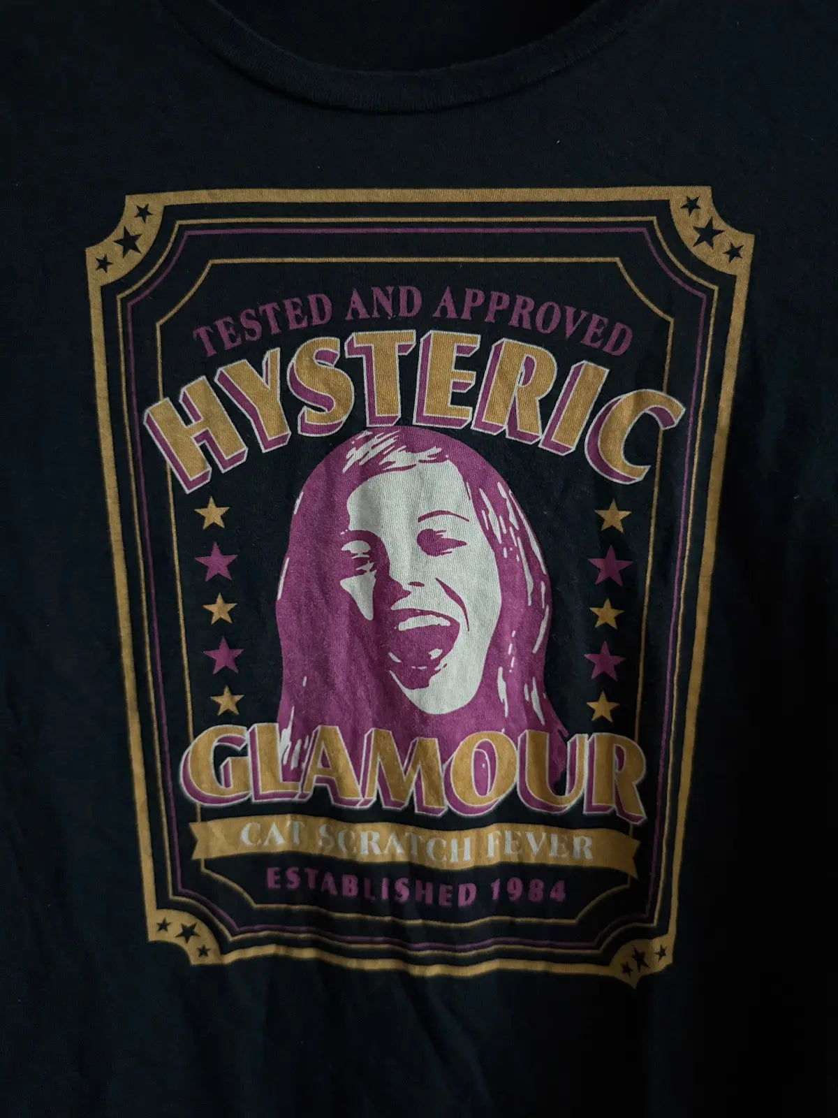 2000s Hysteric Glamour Cat Scratch Fever LS Tee