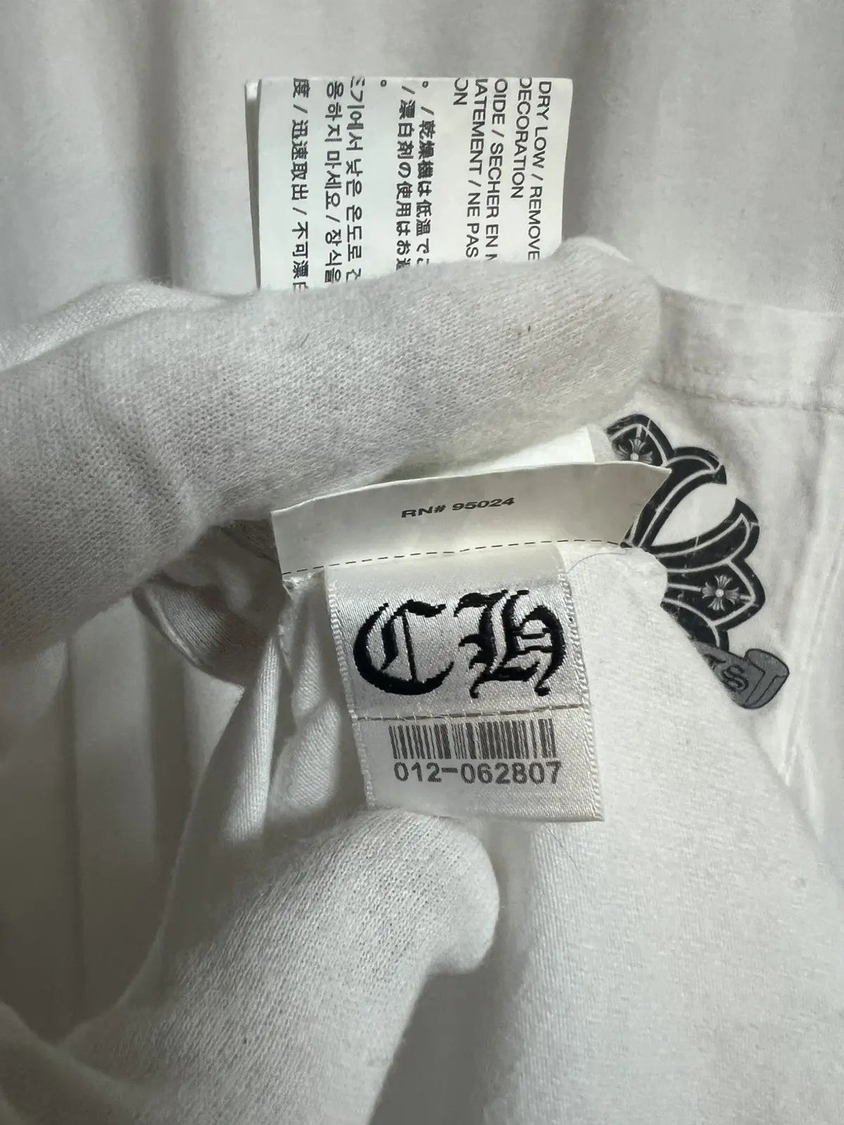 Chrome Hearts Jumbo Horseshoe Cross Pocket Tee