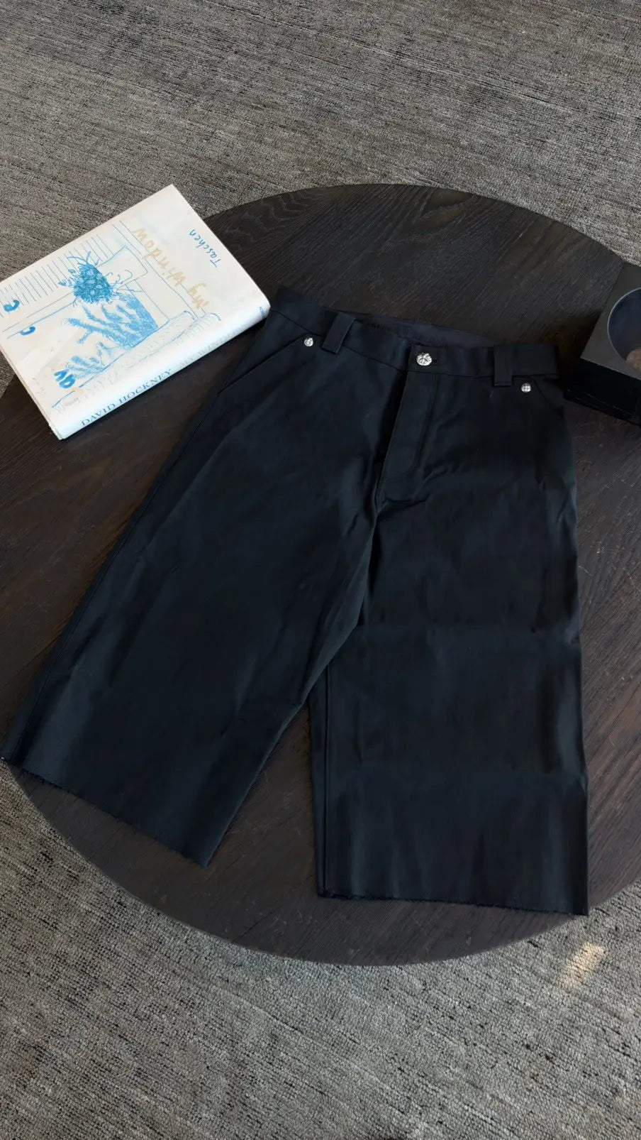 Chrome Hearts "KS Cutoff" Denim Shorts Size 34 Chrome Hearts
