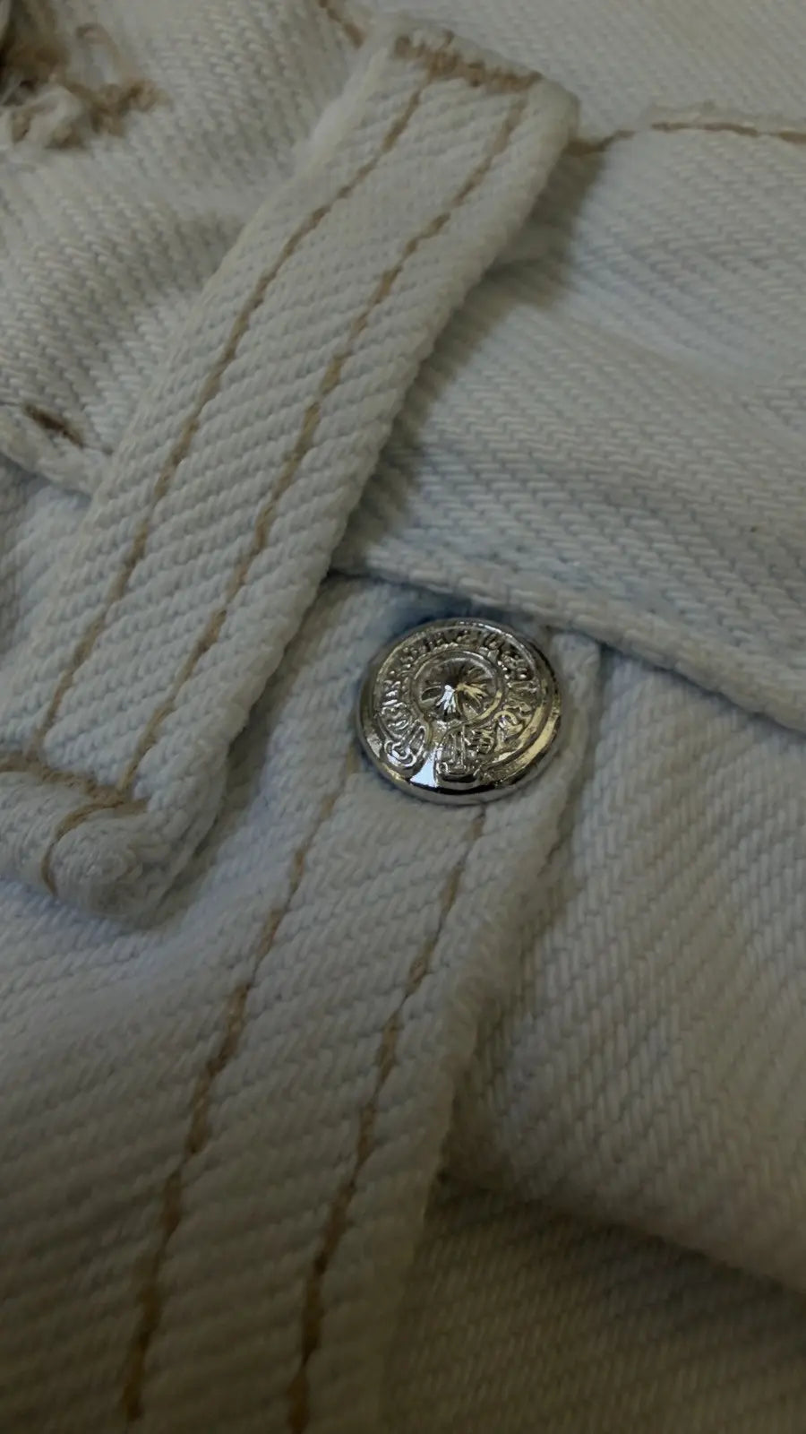 Chrome Hearts Levi's 501 Pony Hair Cross Patch Jean