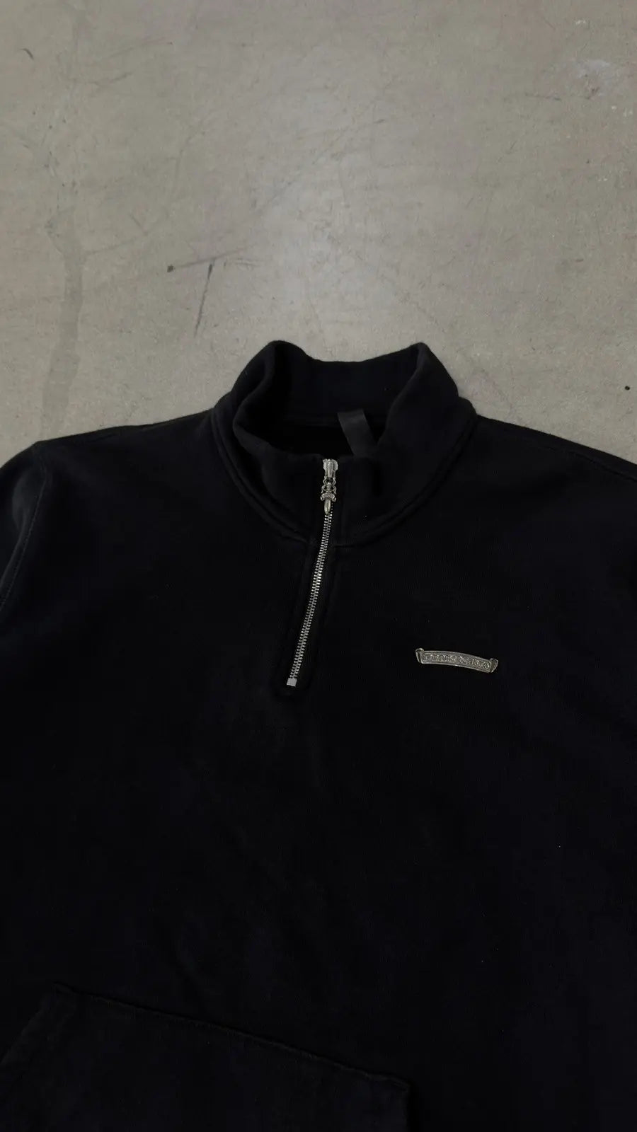 Chrome Hearts Embroidered Half-Zip Sweatshirt