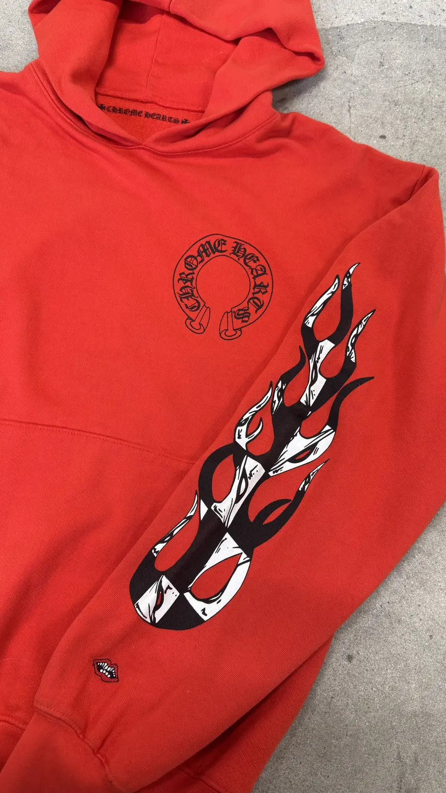 Chrome Hearts Matty Boy Flame Racing Hoodie Chrome Hearts