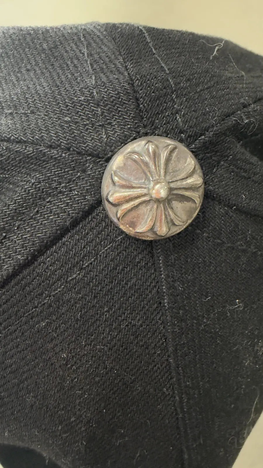 Chrome Hearts Dagger Denim Baseball Hat
