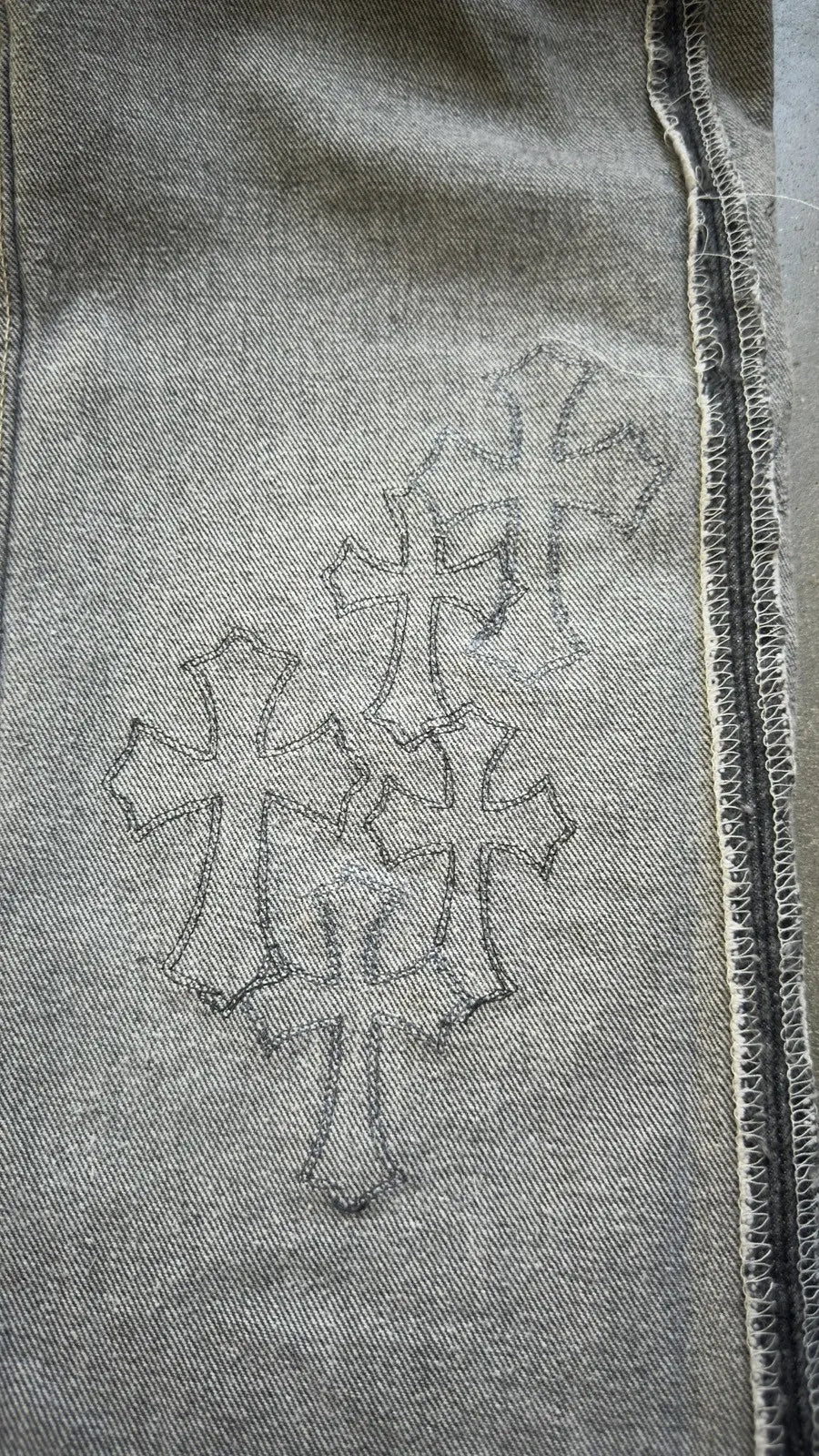 Chrome Hearts Levi's Cross Patch Stencil Jeans