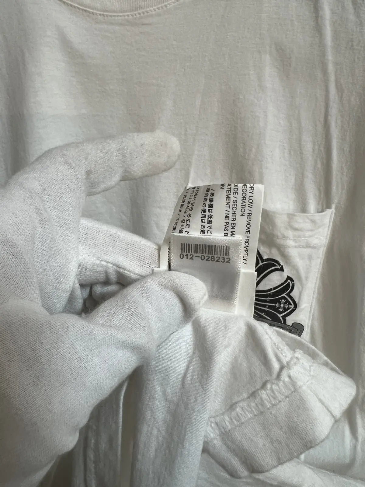 Chrome Hearts Jumbo Horseshoe Cross Pocket Tee