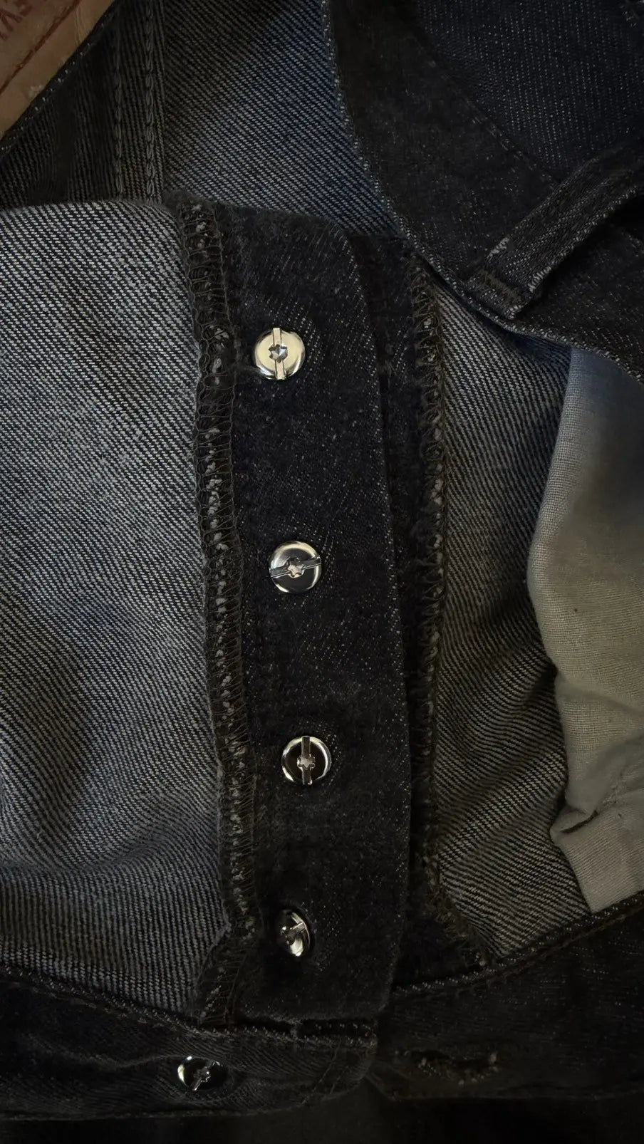 Chrome Hearts LEVI'S Black Denim "GOLD CROSSES"