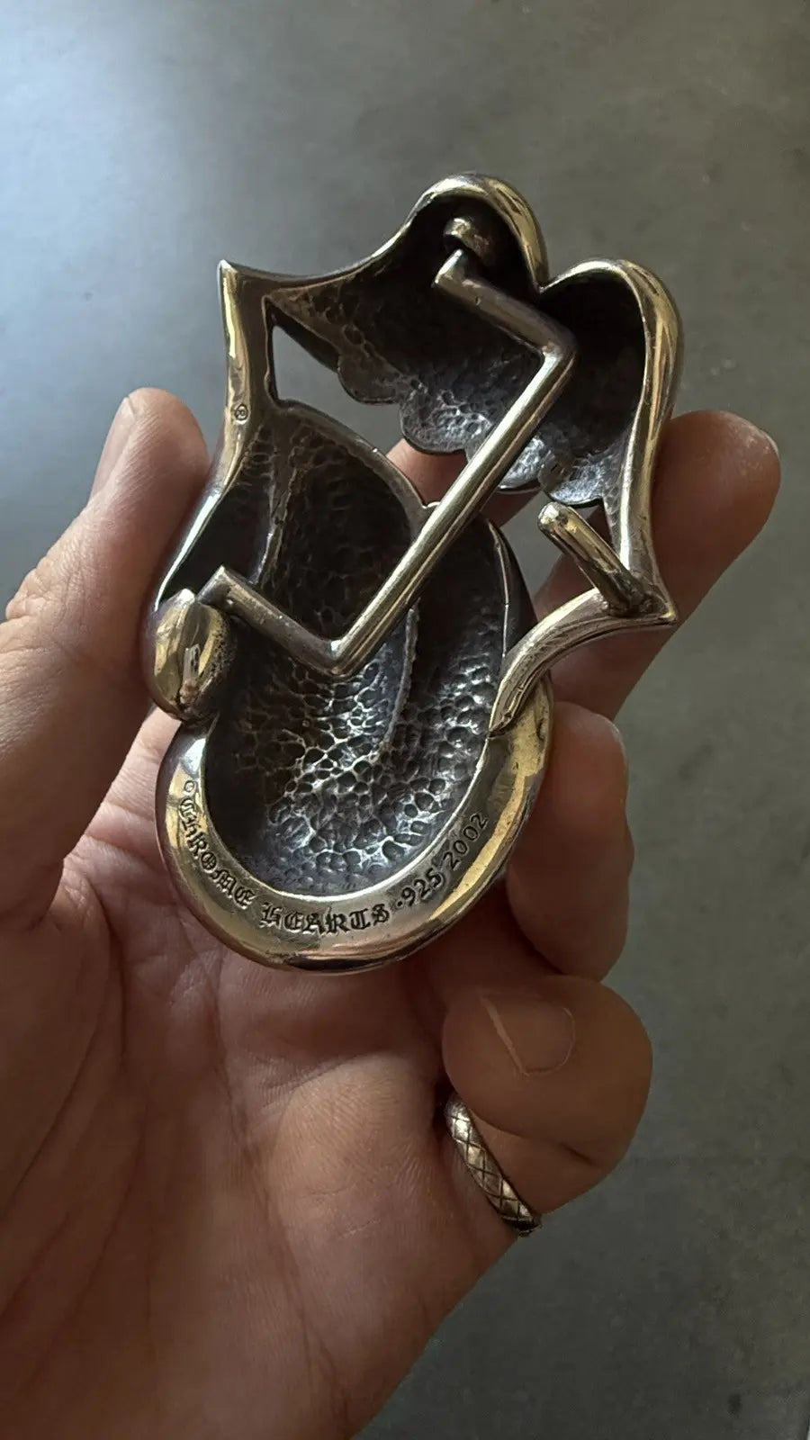 Chrome Hearts Rolling Stones Lip & Tongue Belt Buckle