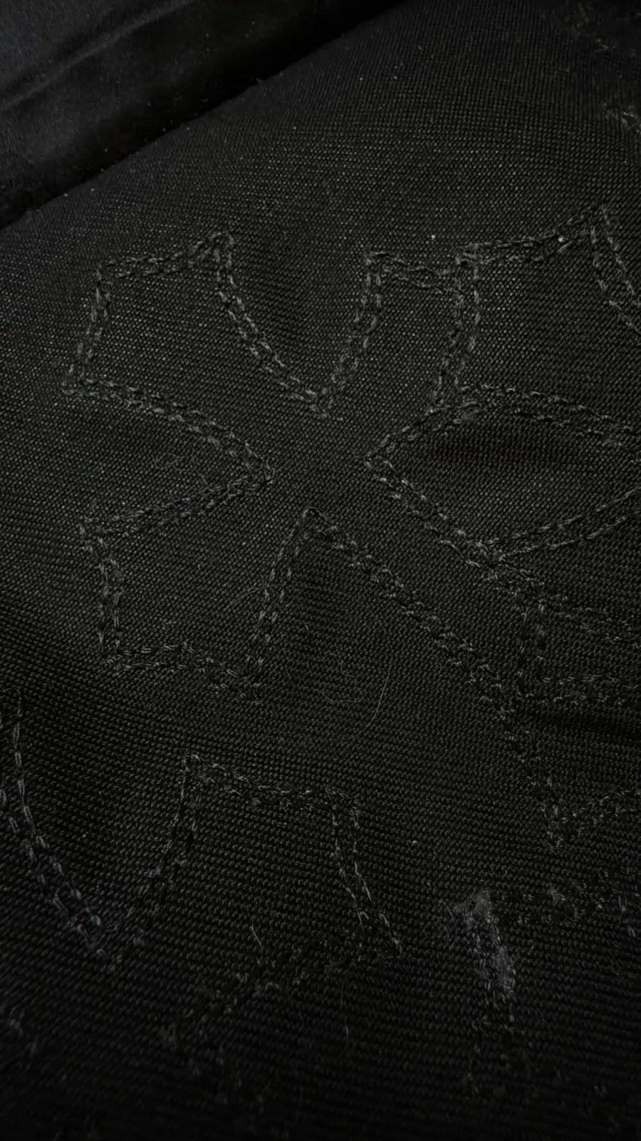 Chrome Hearts Chino Pants Black Camo Cross Patches