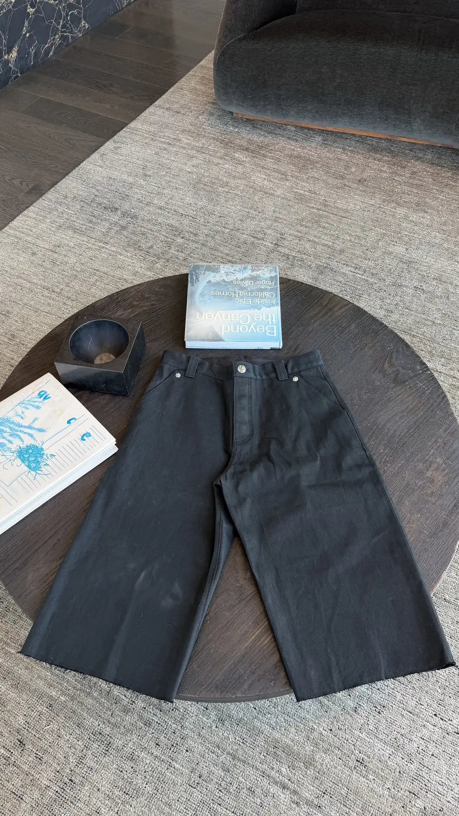 Chrome Hearts "KS" Cropped Jeans Size 34 Chrome Hearts
