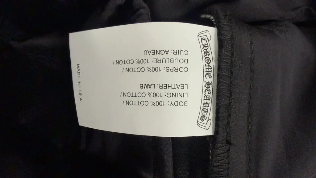 Chrome Hearts Street Sweeper Denim Pants Black