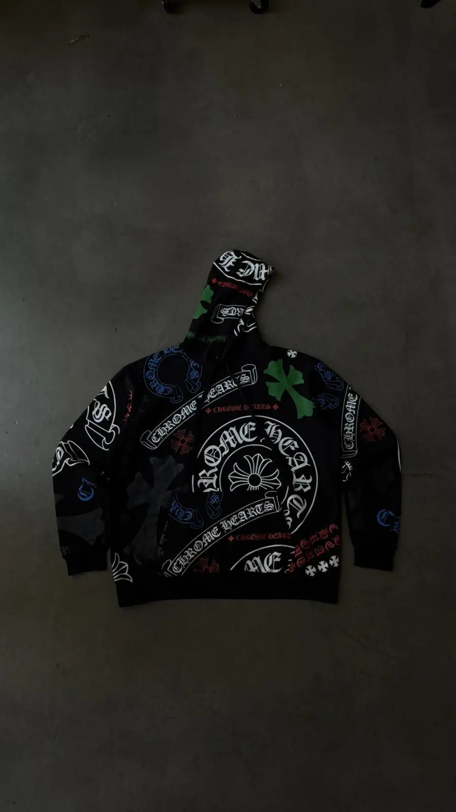Chrome Hearts Multicolor Stencil Hoodie