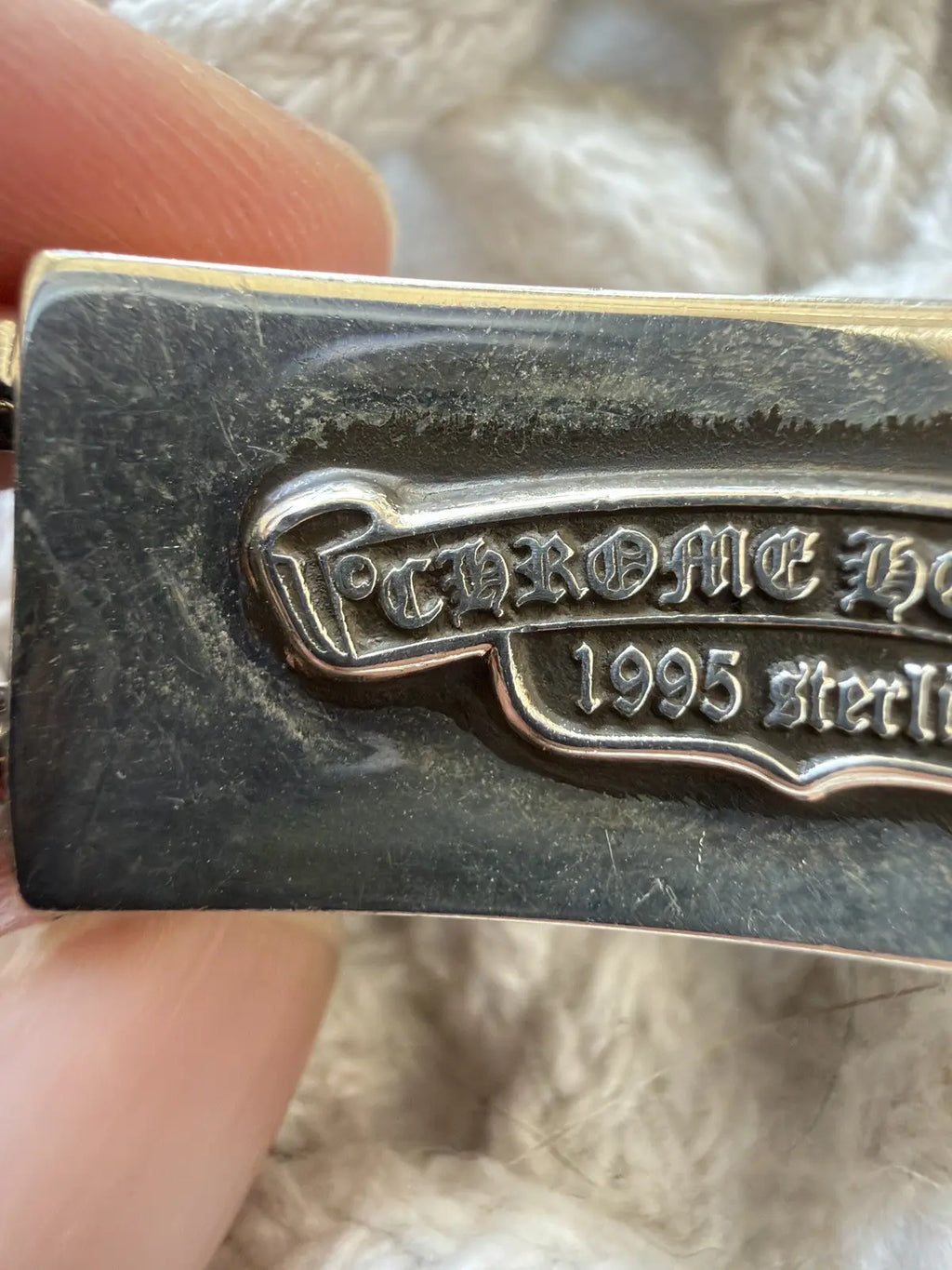 Chrome Hearts Fancy Link Dagger ID Bracelet
