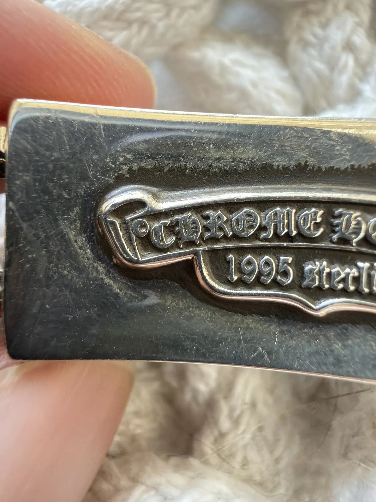 Chrome Hearts Fancy Link Dagger ID Bracelet