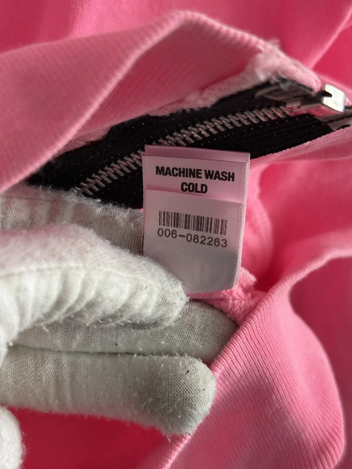 Chrome Hearts Pink Fleur Dagger Zip-up Hoodie