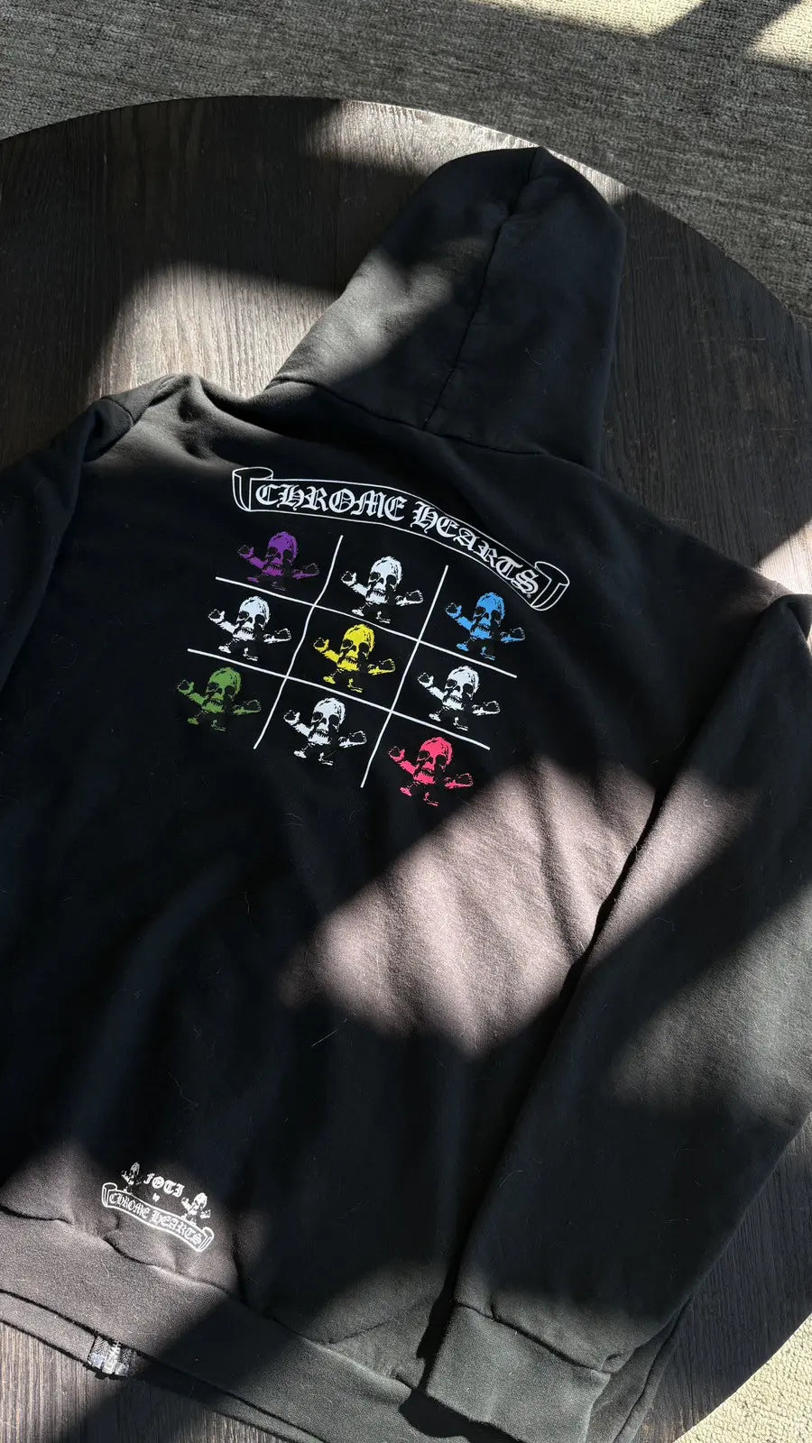Chrome Hearts Black Multi FOTI Tic Tac Toe Zip Up Chrome Hearts