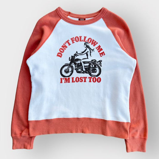 90s Hysteric Glamour Lost Nude Girl Biker Sweatshirt