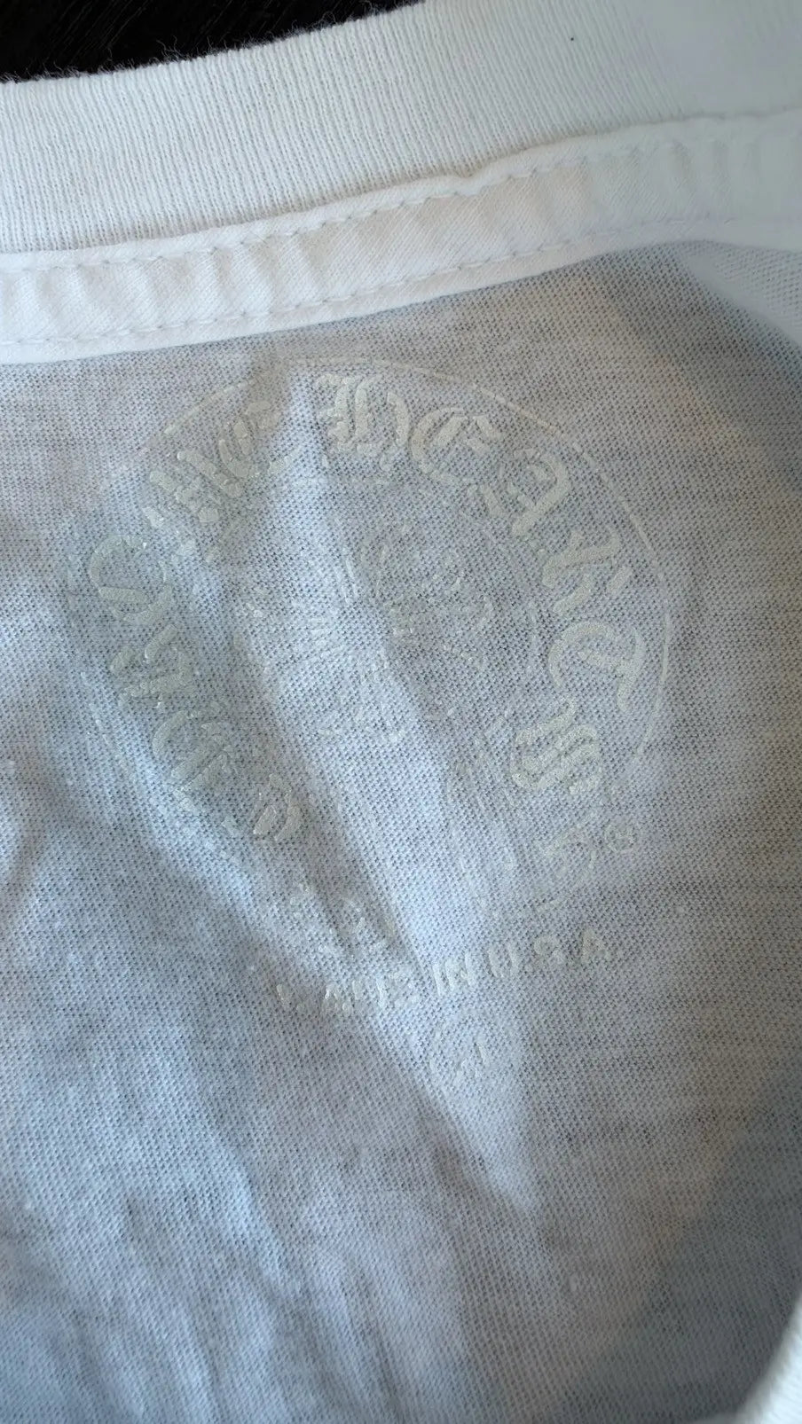 Chrome Hearts Scroll Logo Pocket T-Shirt Size XL Chrome Hearts