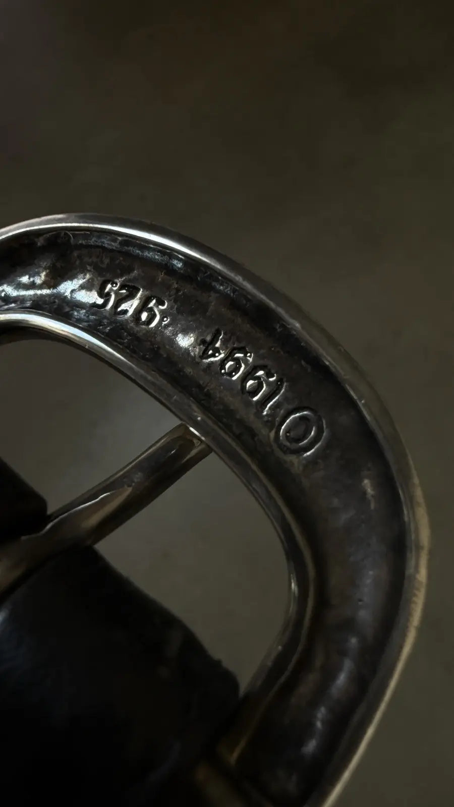 Chrome Hearts Black Leather Gunslinger Belt