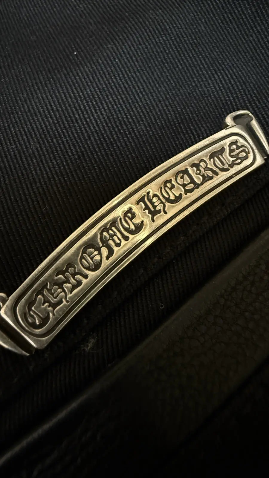 Chrome Hearts Chino Pants Black Camo Cross Patches