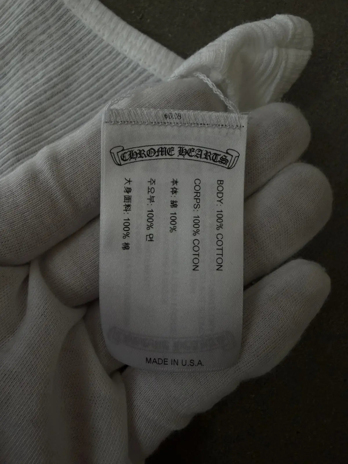 Chrome Hearts Richard Stark Middle Finger Tank Top