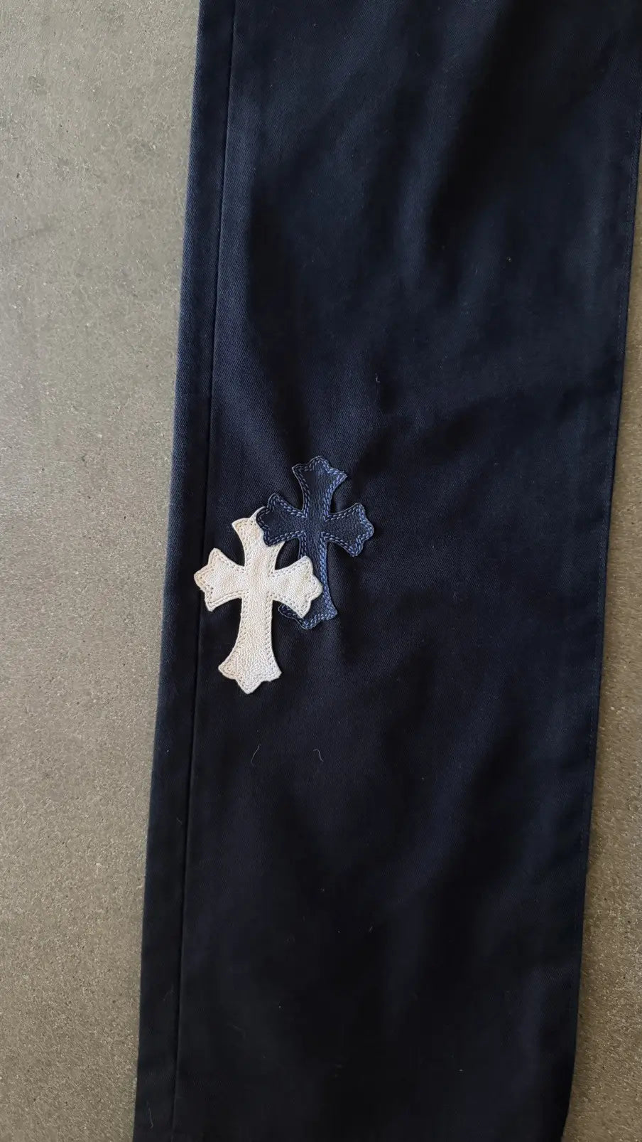 Chrome Hearts Cross Patch Jeans