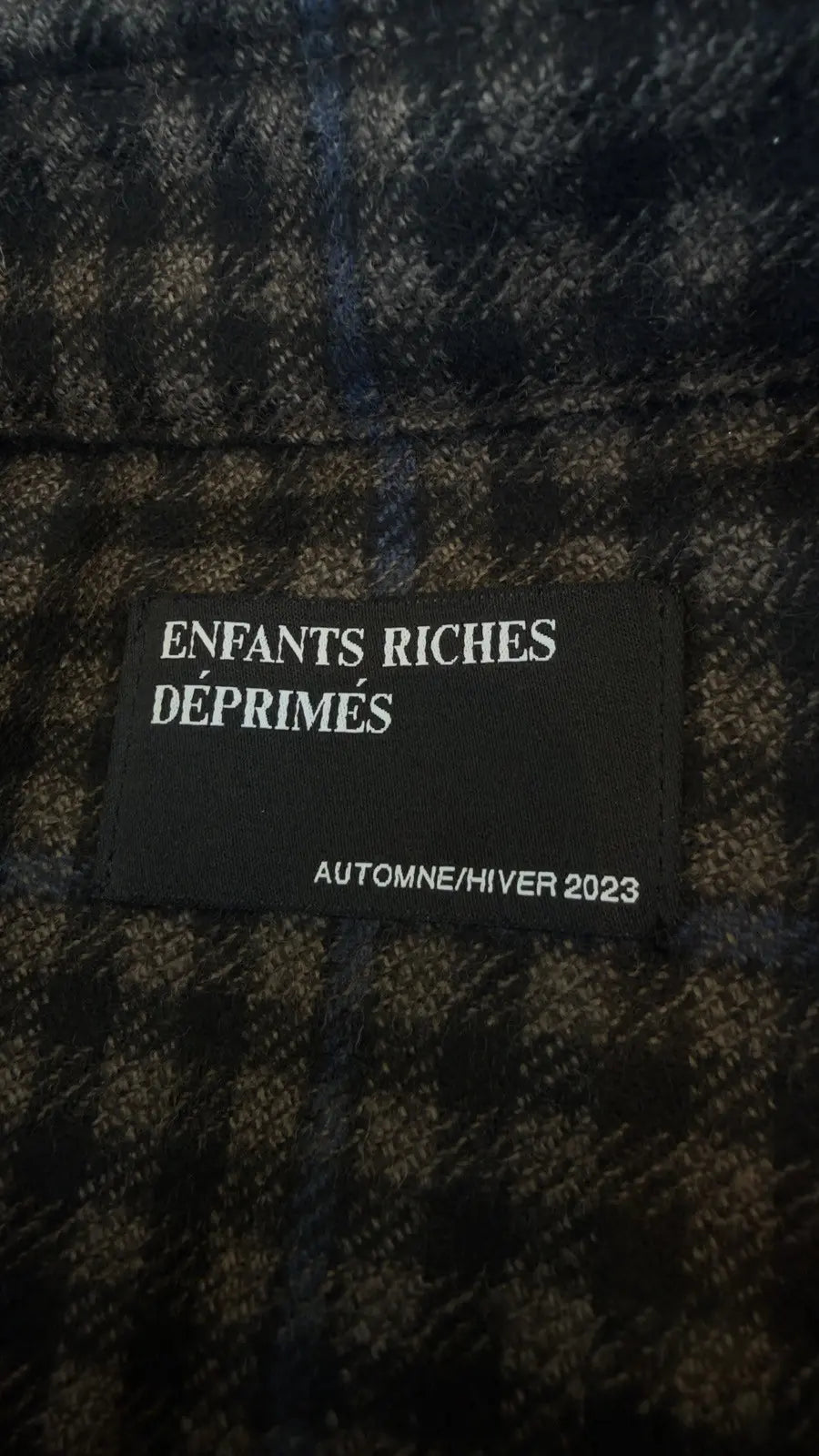 Enfants Riches Déprimés Plaid Assemblage Patchwork Shirt Enfants Riches Déprimés