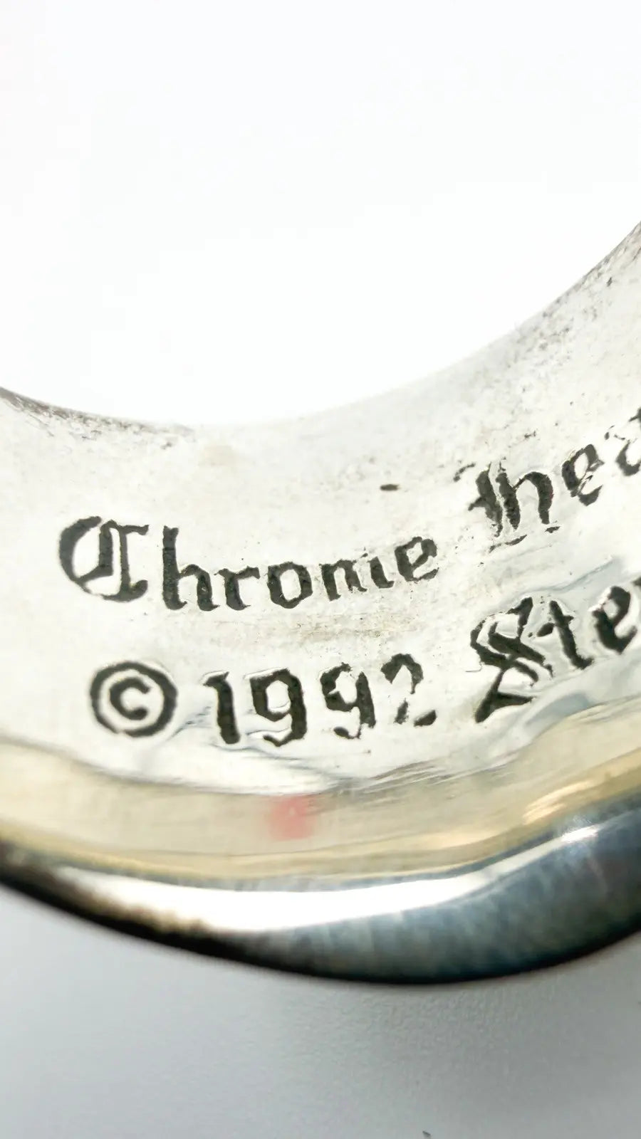 Chrome Hearts Sterling Silver Keeper Ring Chrome Hearts