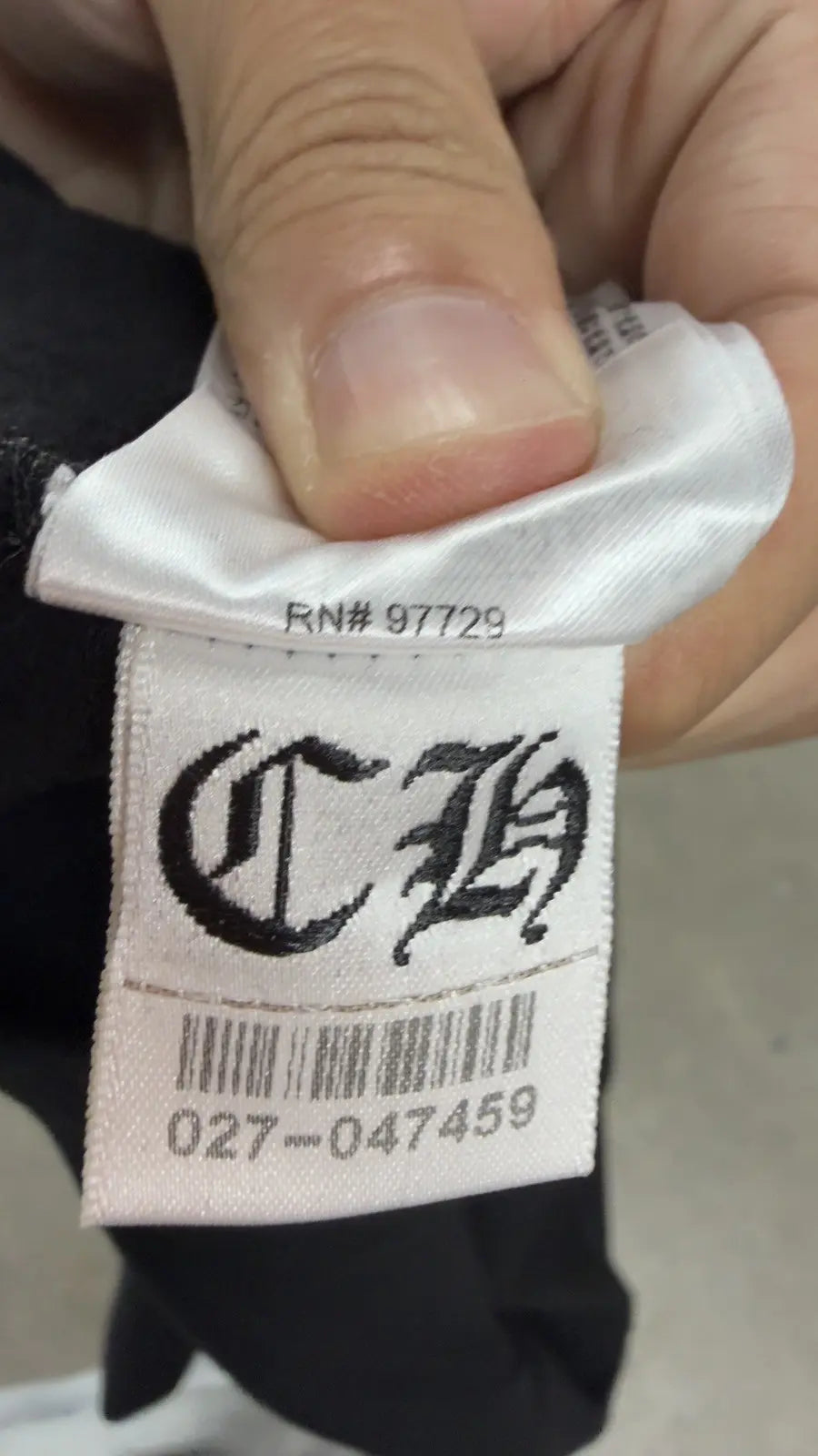 Chrome Hearts 'Blacked Out' Horseshoe Logo Hoodie