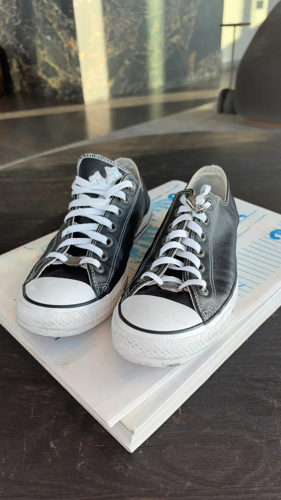 Chrome Hearts Leather Converse Low-Top Sneaker Size 10.5 Chrome Hearts