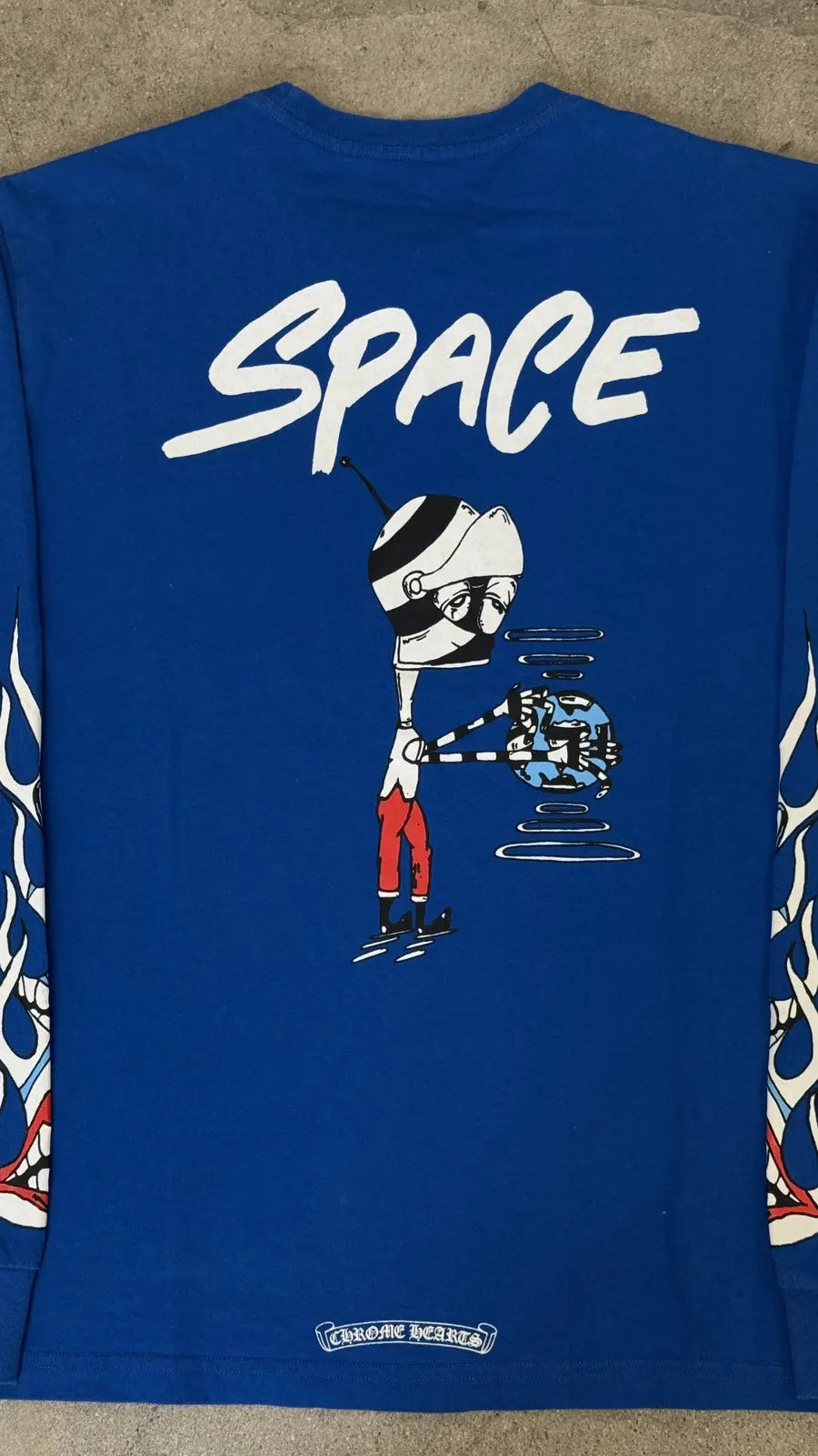 Chrome Hearts Matty Boy Space Flame LS T-Shirt