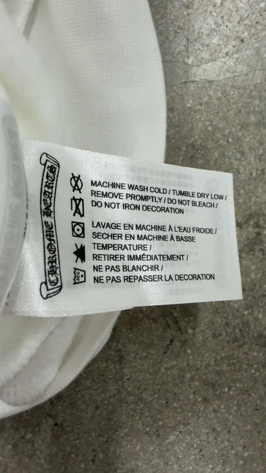 Chrome Hearts Vertical Logo Hoodie