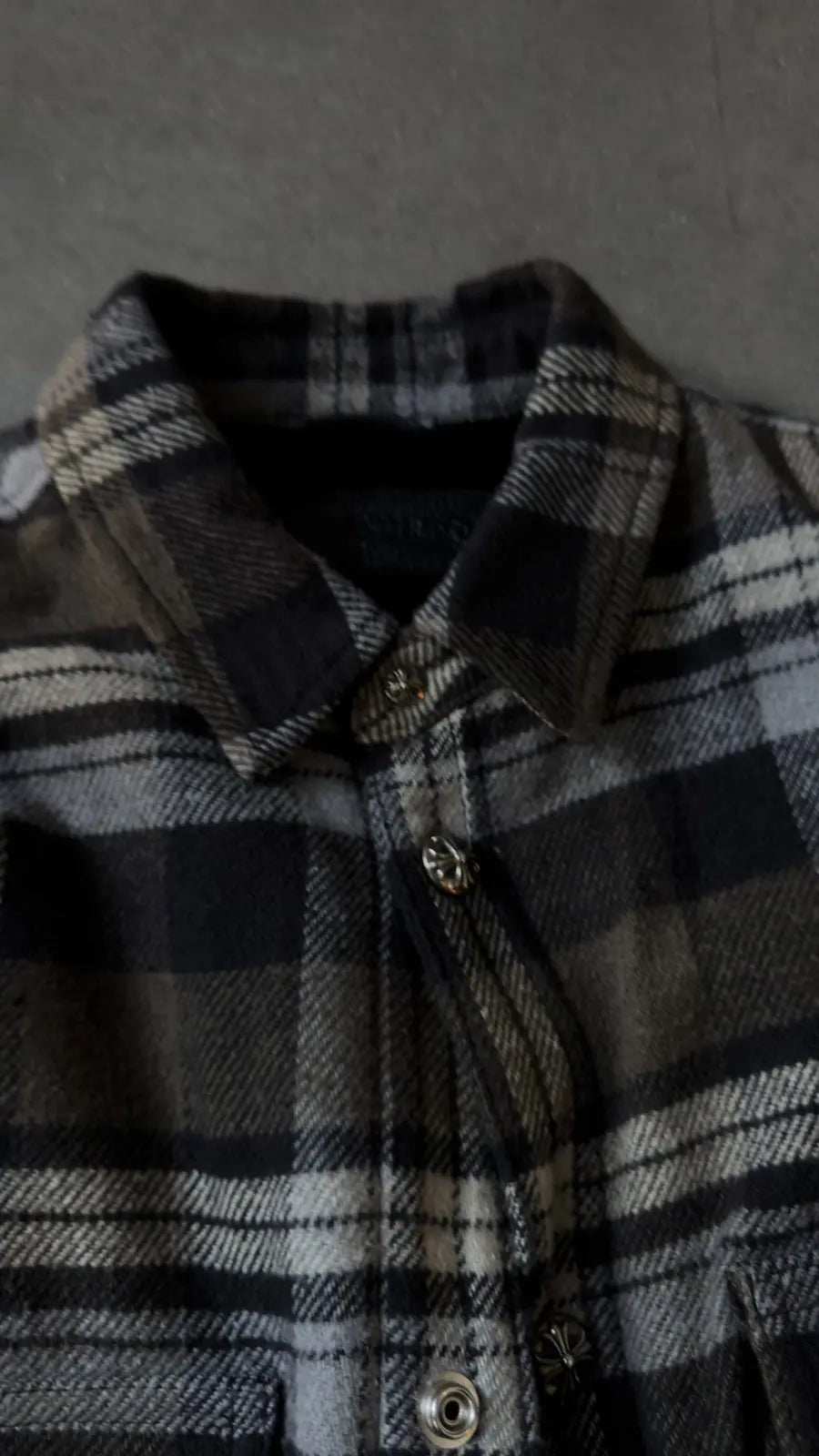 Chrome Hearts Work Dog Inner Fur Flannel Jacket