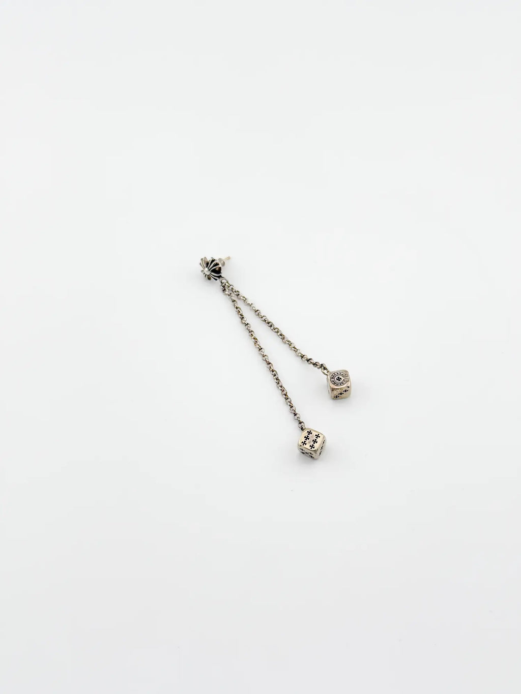 Chrome Hearts CH Plus Post Dice Left Side Earring