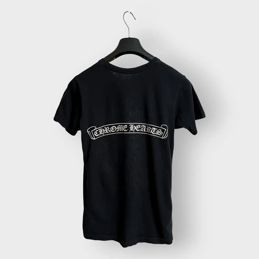 2010s Chrome Hearts Multi Crosses Scroll Logo Tee