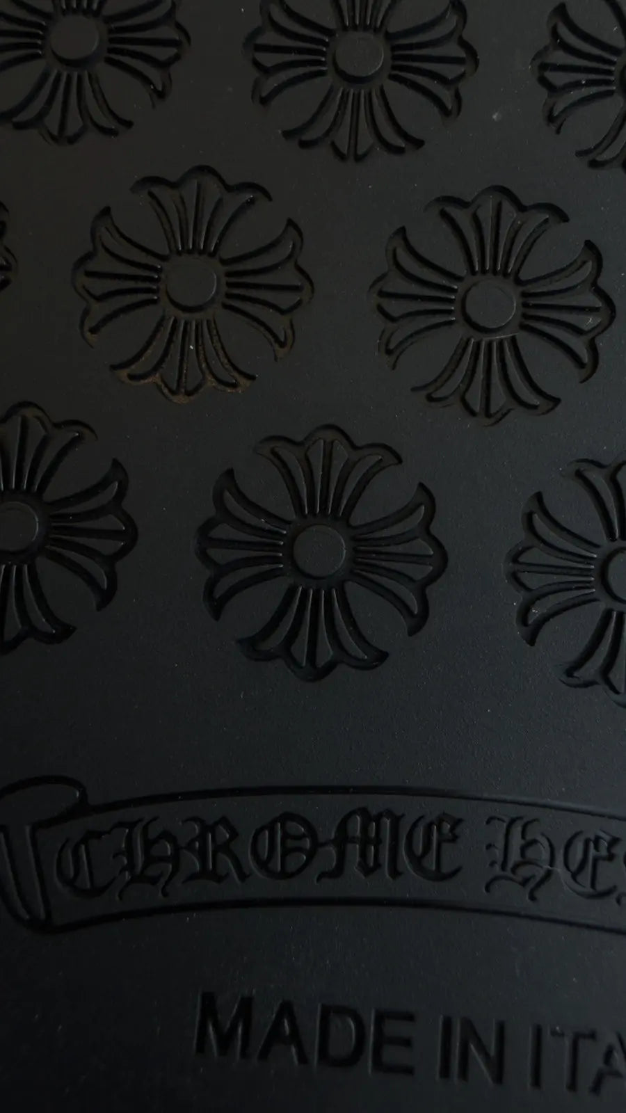 Chrome Hearts Corduroy Cross Patch Slippers Chrome Hearts