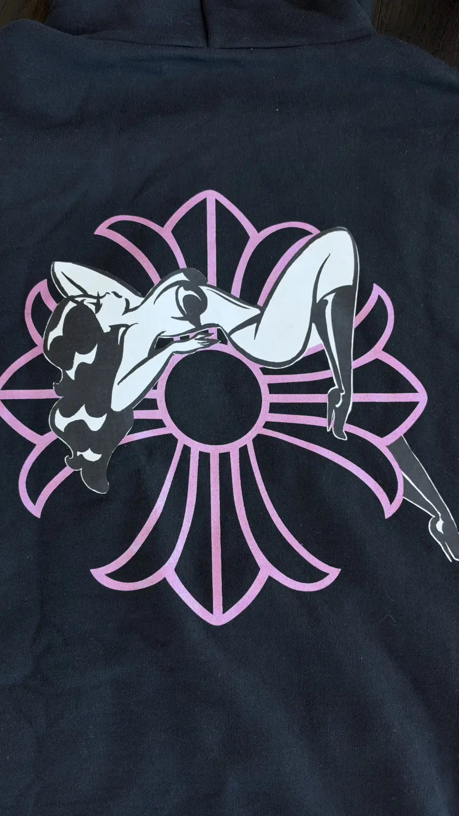 Chrome Hearts × Deadly Doll Black Hoodie Size XL Chrome Hearts