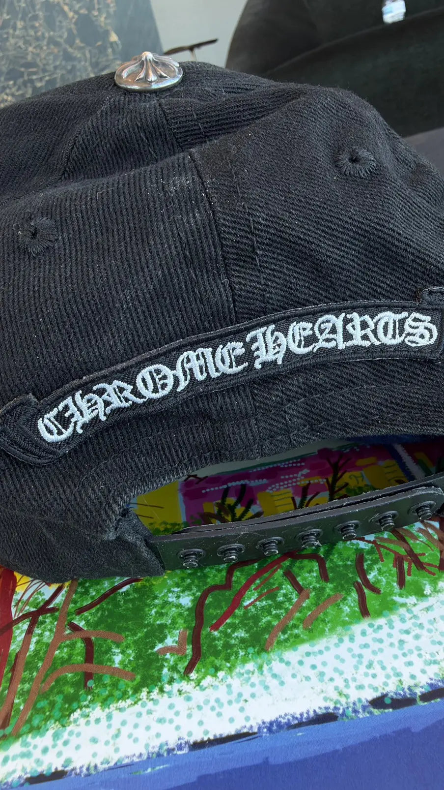 Chrome Hearts Horseshoe Cross Baseball Hat Chrome Hearts