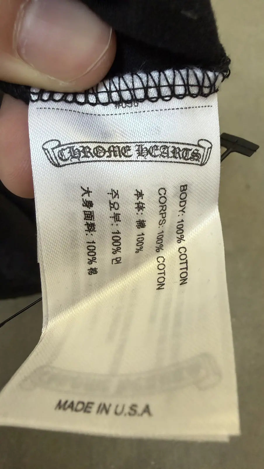 Chrome Hearts Neon Yellow Horseshoe Pocket T-Shirt