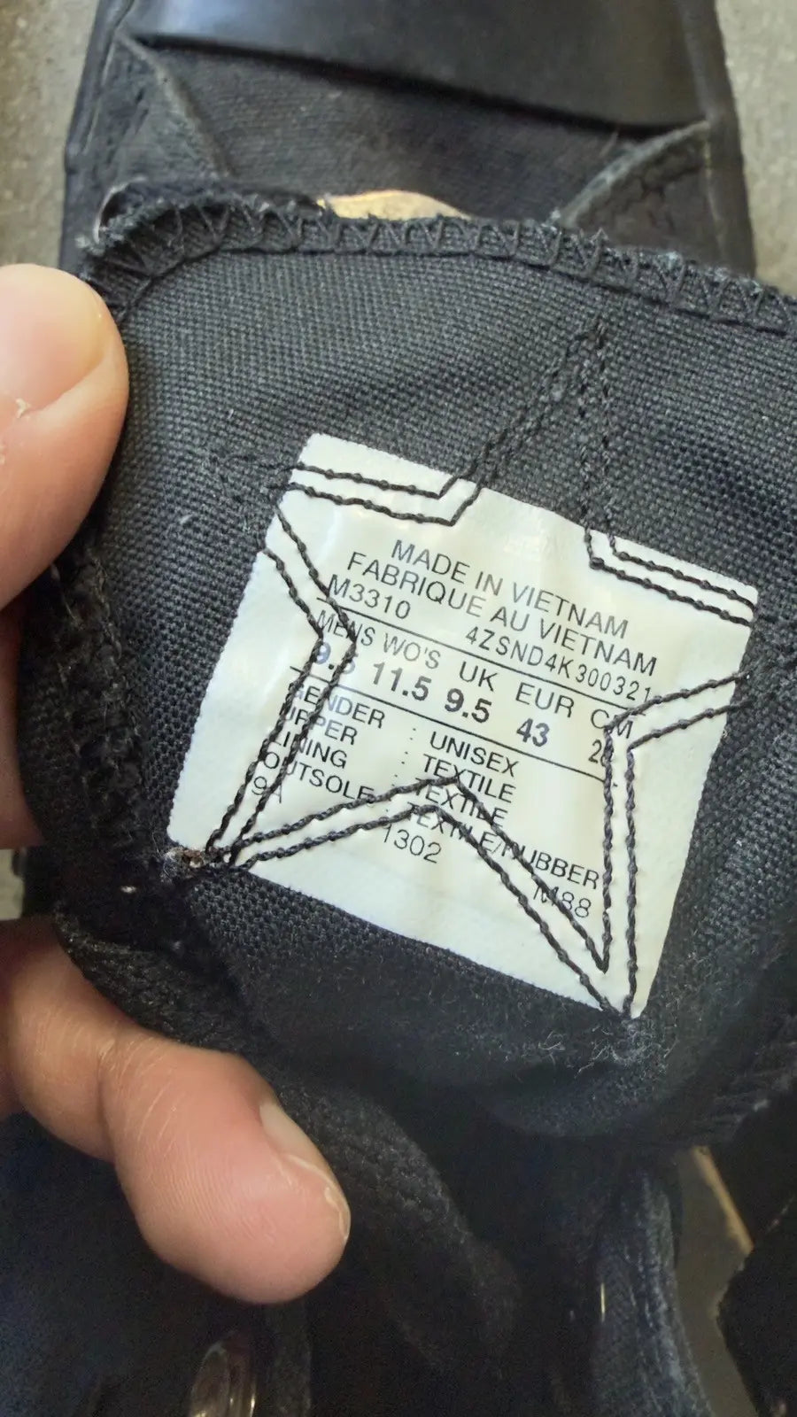 Chrome Hearts Triple Black Star Patch Converse Chuck Taylor
